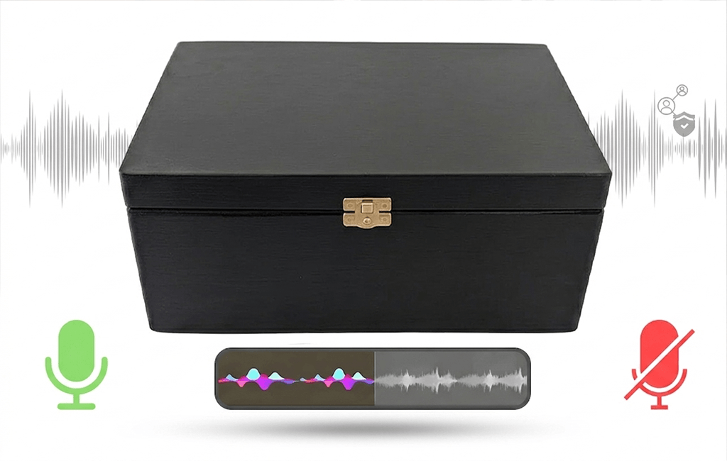 Profesjonalna Skrzynka Ultra soniczna Sejf KGA, Szkatułka blokująca nagrywanie i nasłuch GSM