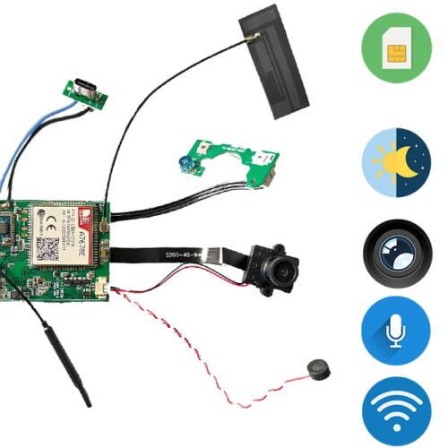 Ineotronic Kamera Szpiegowska karta SIM 4G WIFI Mikrofon 4G IP055-D1 Ineotronic