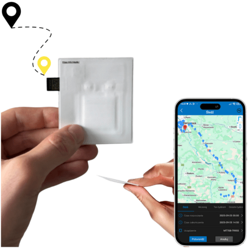 Główne zdjęcie produktu naklejki MT708 lokalizatora typ tag